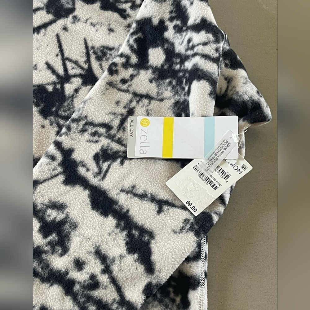 Nwt zella all day fleece tie dye pullover hoodie sweatshirt size medium - Picture 4 of 4
